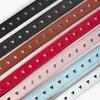Kinder Ledergürtel Süße Pfirsich Herz Schnalle Gürtel für Mädchen Einfarbige Taille Band Koreanische Mode Liebes Herz Öse Taillengürtel