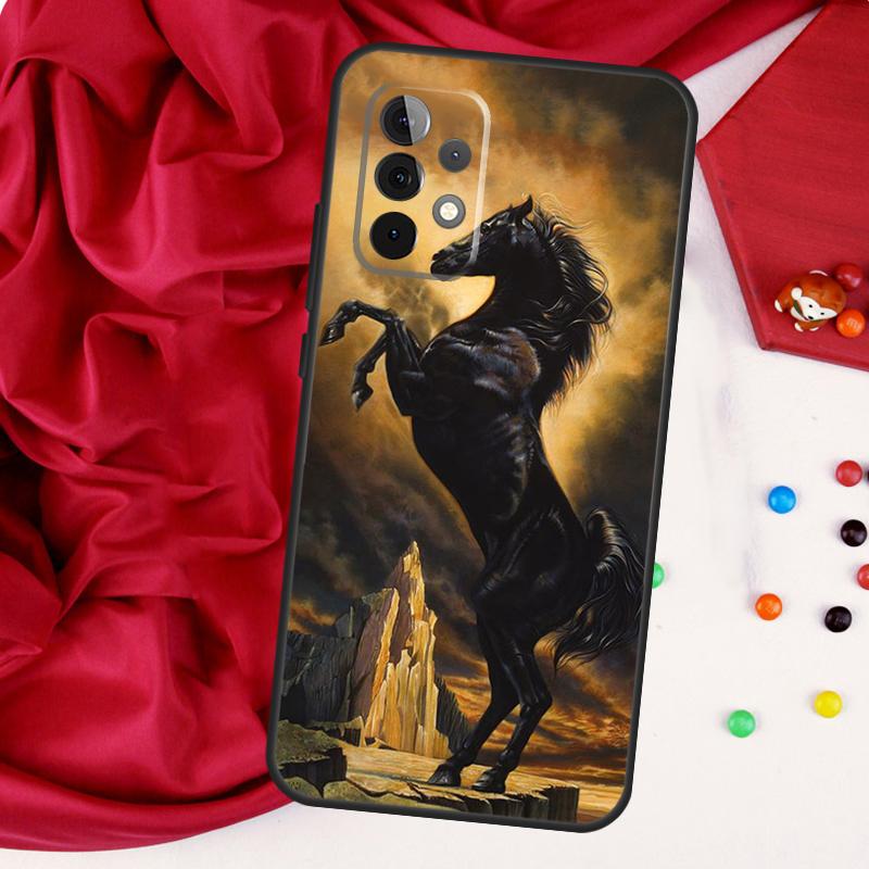 Galloping Horse For Samsung Galaxy A52 A32 A22 A54 A14 A16 A26 A36 A56 A55 A35 A05 A06 A15 A53 A33 A13 Case