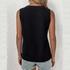 Summer Women's T-shirt Vest V-neck Sleeveless Simple Solid Color Undershirt Female Tops