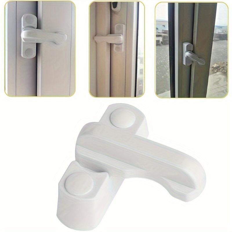 2pcs T-lock Plastic Steel Window Door Bolt Latch Buckle, Anti Theft Secure Home Pull Handle, Household Locks