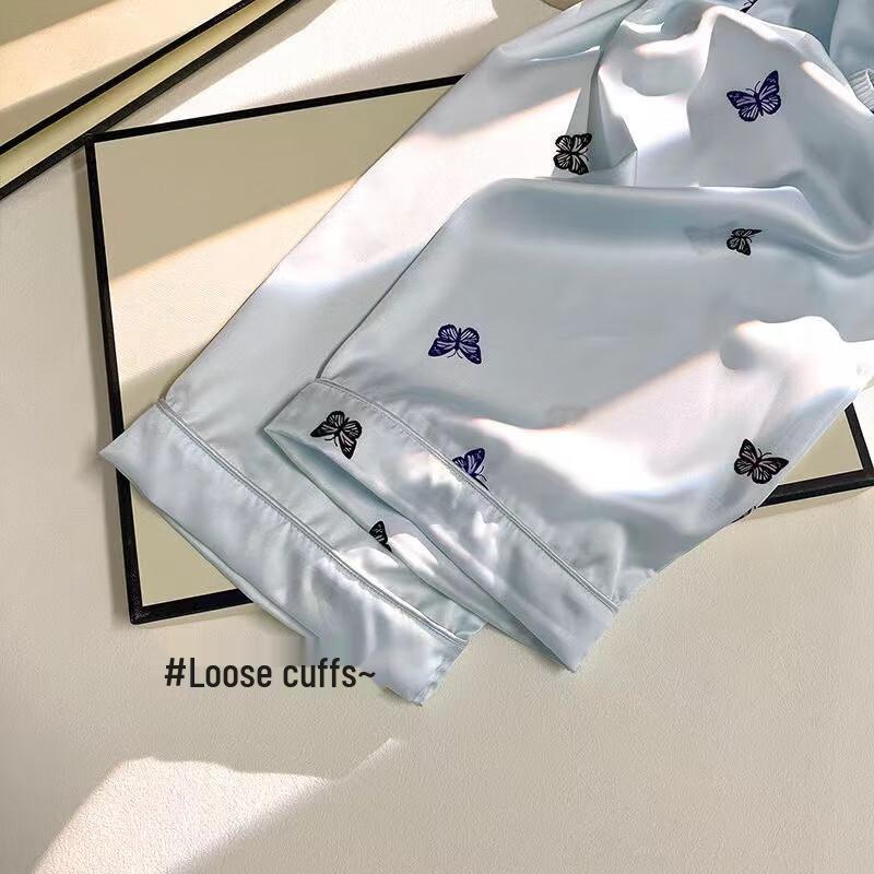 Changbaosen Women's Luxury Silk Pajama Set