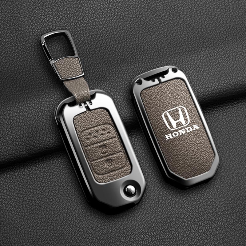 Car Smart Remote Key Fob Case Cover For Honda Civic Accord City Odyssey CR-V XR-V HR-V Vezel Jade Jazz Crider Auto Accessories