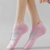 6/12 Pairs Women Striped Sports Ankle Socks Sweat Absorbing Breathable Soft Comfortable Arch Support Running Leisure Socks