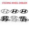 ABS Car Steering Wheel Center Emblem Cover Auto Interior Decoration For HYUNDAI I20 I30 Tucson I10 Ix35 I40 Santafe Kona Solaris ZZ31