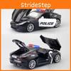 Police Jaguar Ftype Car Model 132 Alloy Diecast With Lights Sound Collector For