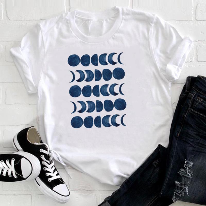 (Europäische Größe) Kurzarm T Top Traum Feder Vintage Stil Nette Mode T-shirt Frauen Kleidung Casual Druck Dame Weibliche Grafik T-shirt