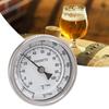1/2" NPT Stainless Steel Pot Thermometer Metal Dial Thermometer for Brewing Beer
