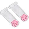 Katzenpfoten-Socke, Flauschige Pfotenpolster-Socken Rosa Niedliche Oberschenkelhohe Socken für Mädchen Kinder Frauen Cosplay Zehen-Bohnen-Socken