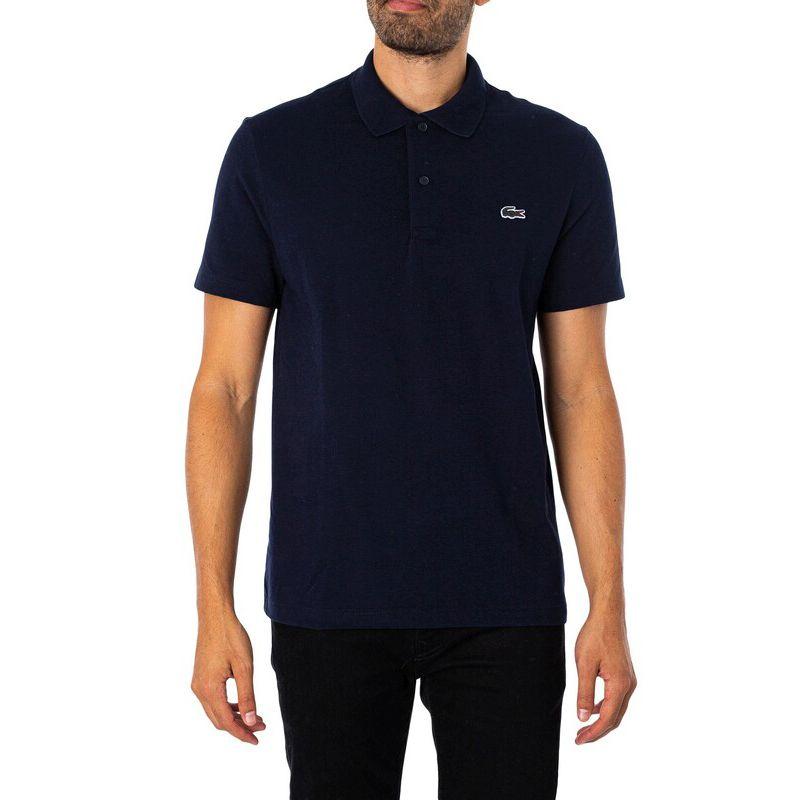 Lacoste Polo Shirt - Men's Polo Shirt Cotton Blue DH5522-166 Regular-Fit ORIGINAL