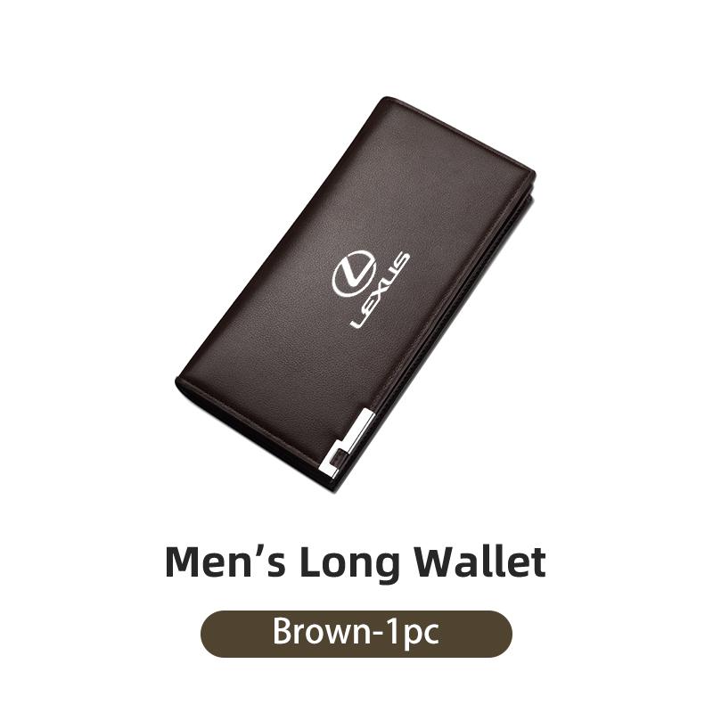 Car Long Men's Wallet Multi-card Organizer Business Wallet For Lexus CT ES GS IS250 CT200h IS300h ES300h RX400h NX300h IS200 NX
