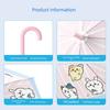 Cartoon Children's Long-Handle Umbrella for Girls, Cute and Portable, High-Value Matte Design, 2026 New Model, Suitable for Students Going to School