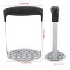 Heavy Duty Potato Masher Rust-proof Multi-Purpose Stainless Steel Masher Dishwasher Safe Easy Clean Fruit Vegetable Mashing Tool