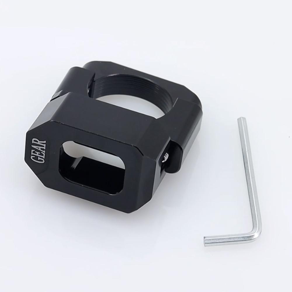 

Кронштейн для отображения передач мотоцикла, легкий кронштейн для индикатора, держатель дисплея скорости для Honda для Kawasaki 22 мм-28,6 мм чёрный