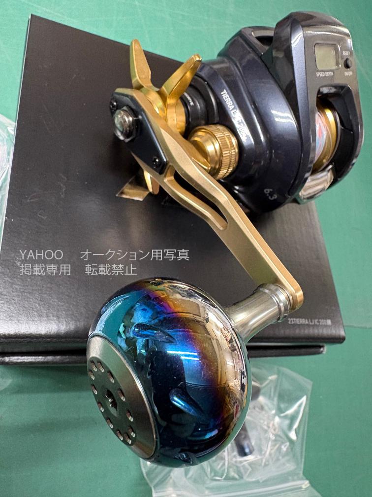 [USED]DAIWA 23 Tierra LJ IC 200L Left Handle Baitcasting Reel Excellent Condition with 45mm Aluminum Knob