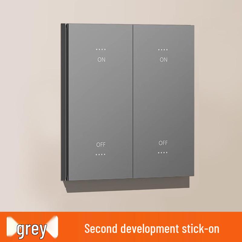 Wireless Smart Switch Panel, No Wiring Needed, Mijia APP Compatible, Home Lighting Controller