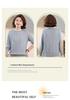 Mom's Stylish Plus Velvet Sweater - New Winter Warm Base Layer Top for Middle-Aged and Elderly Women