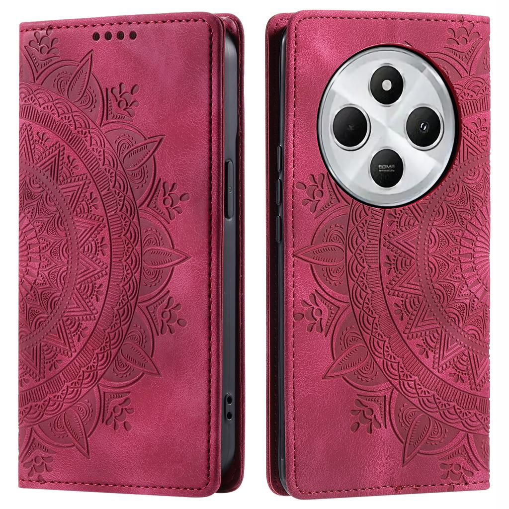 Style 010 For Xiaomi Poco C75 4G/Redmi 14R 5G/14C 4G Wallet Stand Case Imprinted Leather Phone Cover