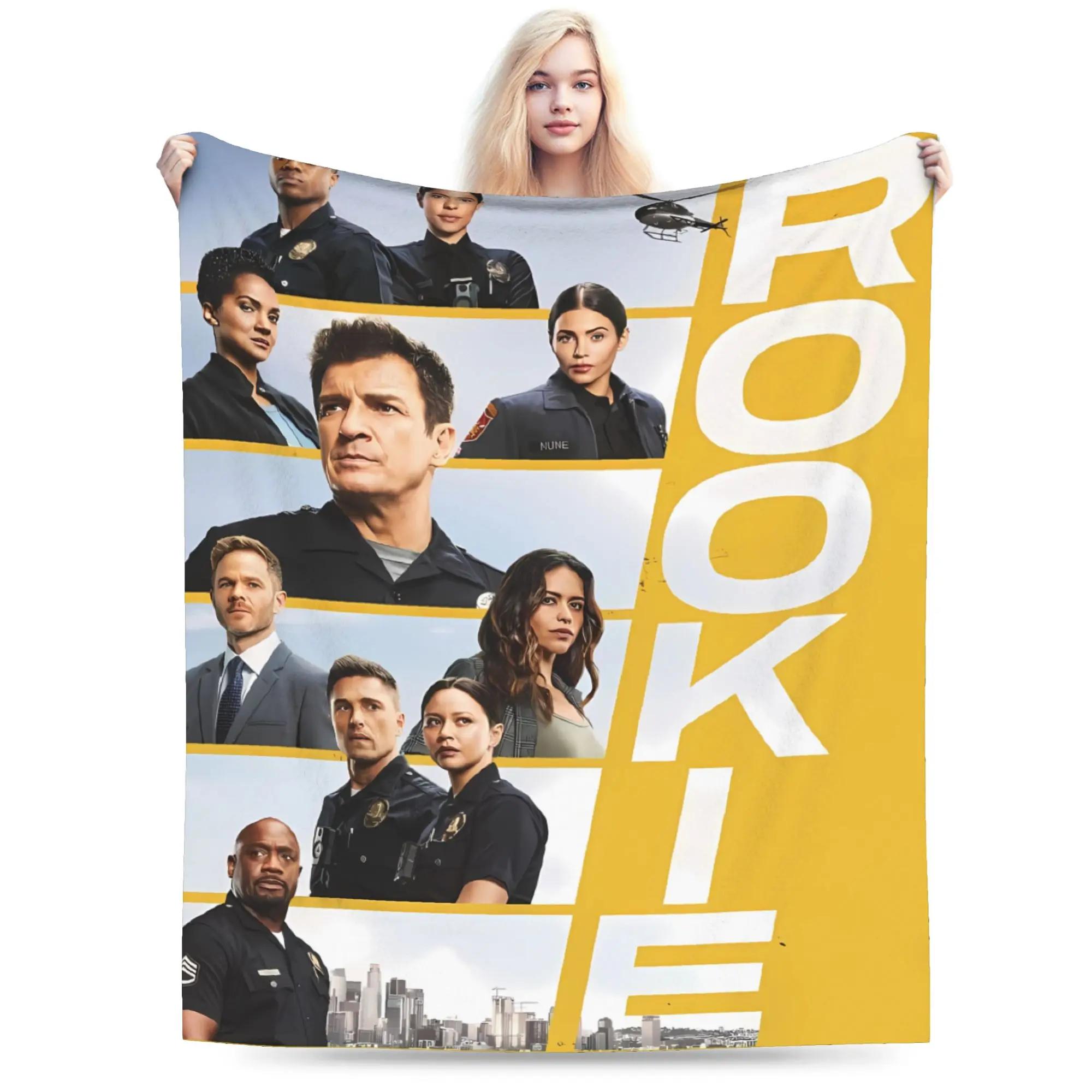 Exquisite Fashion Items Unisex The Rookie Soft Warm Blanket For Kids Plush Flannel Throw For Living Room Sofa Bed Comfortable Child Bedspread Cover