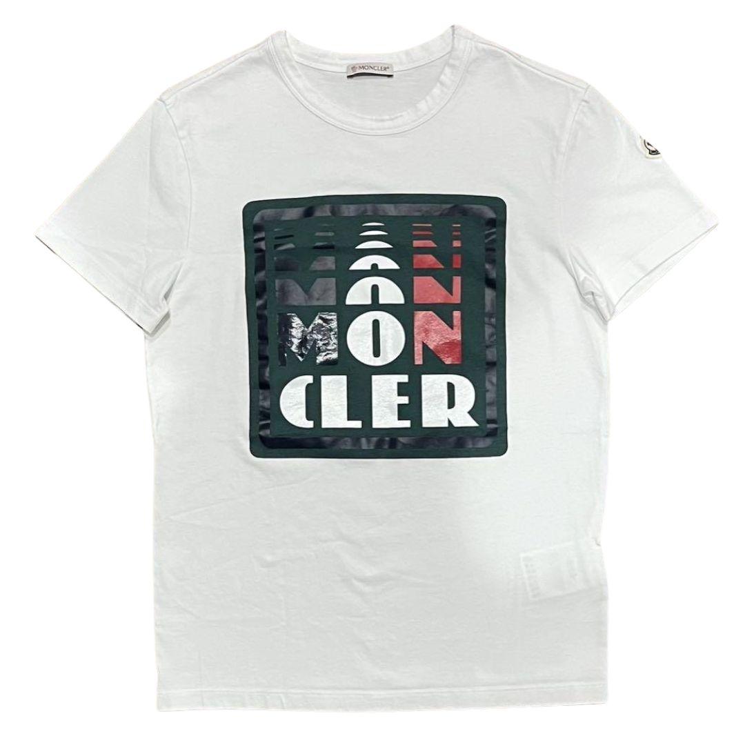

Подержанная мужская футболка с коротким рукавом MONCLER