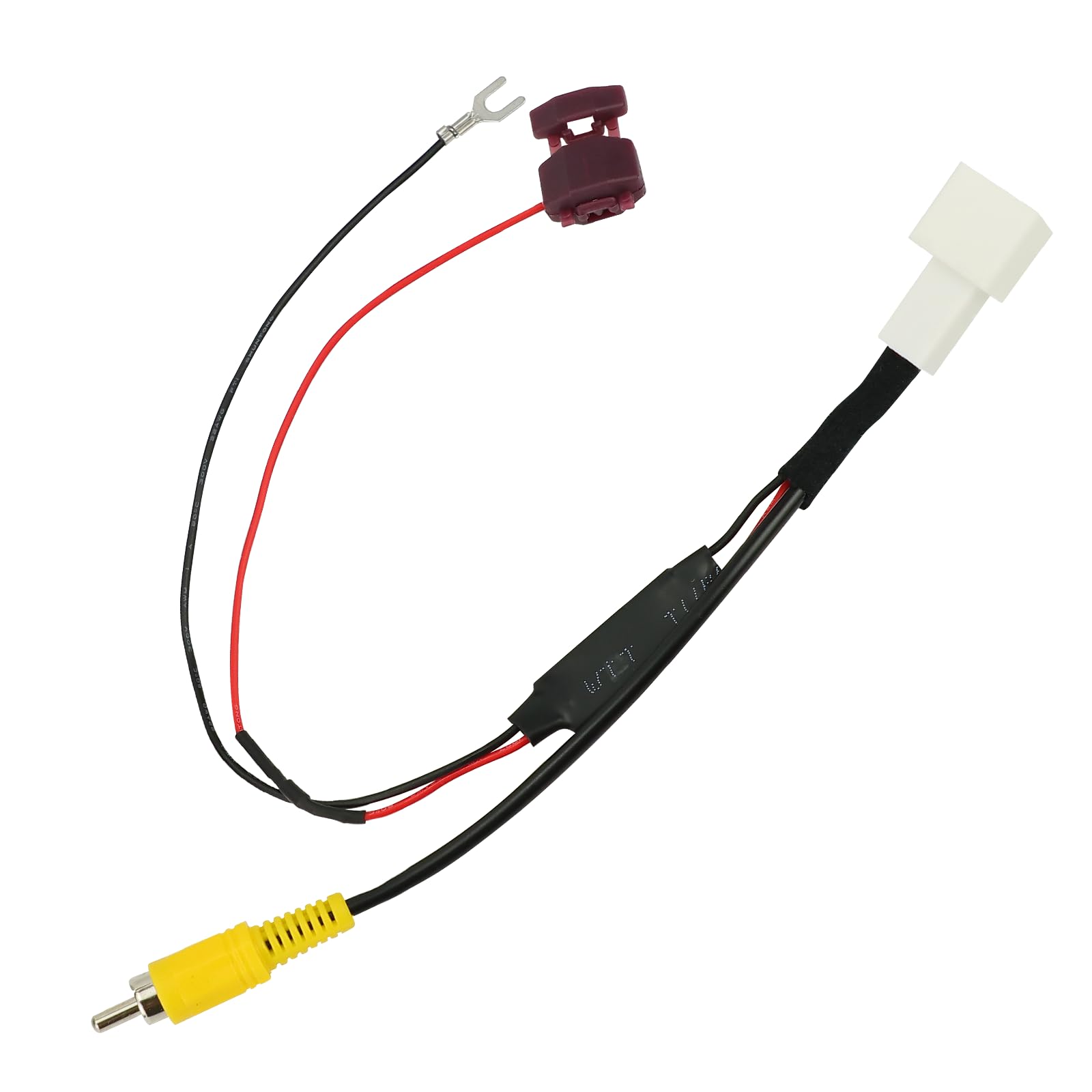 

RCA003T Адаптер для подключения камеры заднего вида для Toyota/Daihatsu/Eclipse Совместимый SANQUUQOO, Переходной жгут для подключения оригинальной RCA003T-4 Pin