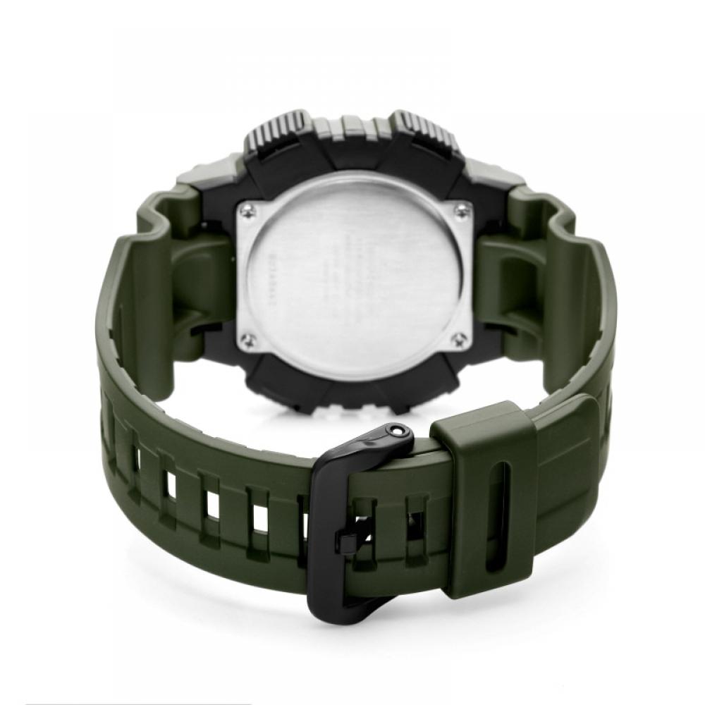 Casio Aq S810w 3avdf  Aq S810w 3a  Analog Digital SportS Soldier Solar Men S Pu Watch