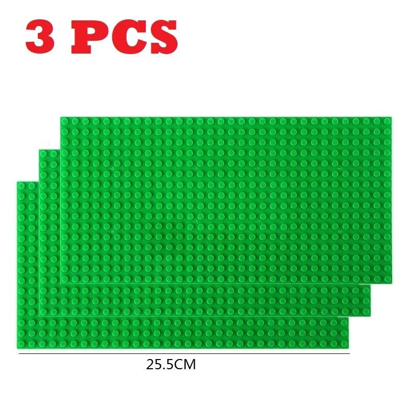 

3 шт. Классические базовые пластины Блоки 32X32 32X16 точек АБС-пластик Строительные базовые пластины Кирпичи Сборка Городская дорога MOC Друзья Город Игрушки