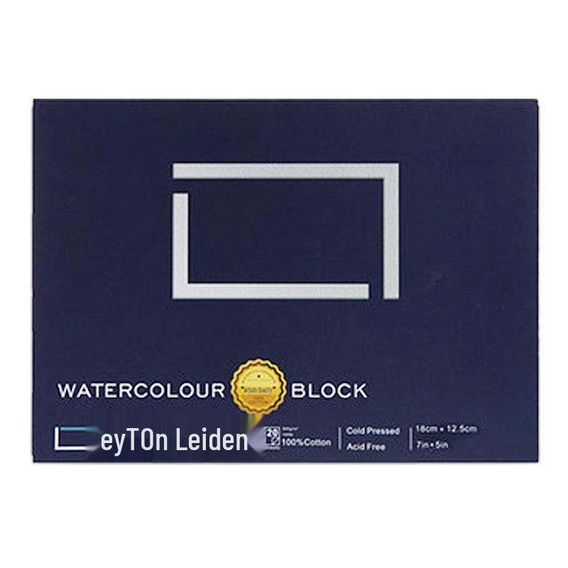 Leighton Portable Watercolor Sketchbook - Hand-painted, All Cotton, 32k-4k Sizes, 300g, Fine to Coarse Textures.