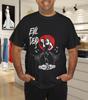 Evil Dead Gothic Pin-Up Tee – Retro Horror Babe, Red Moon and Halloween Pumpkins