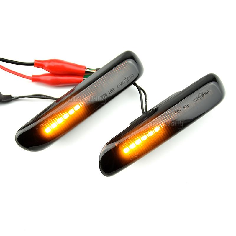 Fit For 3 Series BMW E46 Compact Coupe Cabriolet Touring 3 Series Side Marker Flowing Dynamic Blinker LED Turn Signal Light