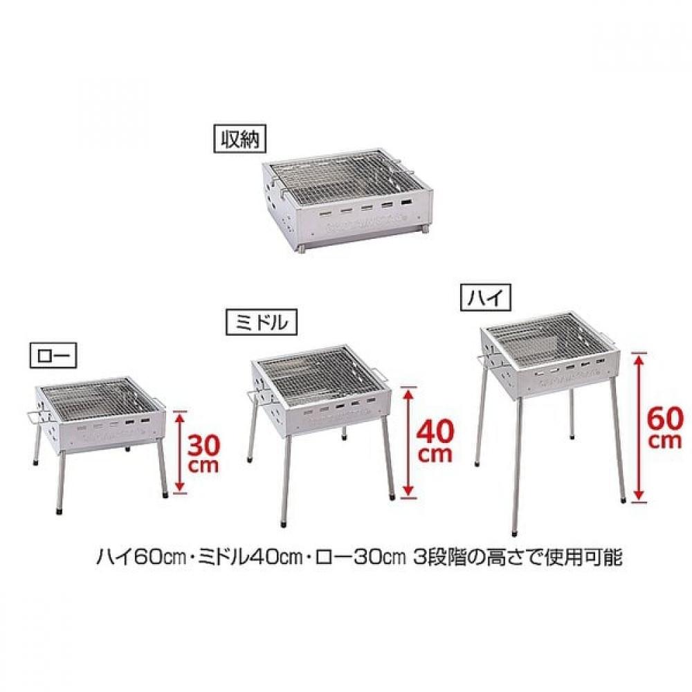 Captain S Tag StainleSS Steel Square Grill 300 Ug 115