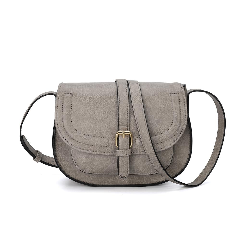 Crossbody Bags for Women Saddle Shoulder Purse and Boho Handbags with Strap Faux Leather CT20154E