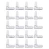5/16x3/4Inch L Type Window Screen Frame Corner Connector Plastic Screen Corner Brackets For Home Renovation Enduring