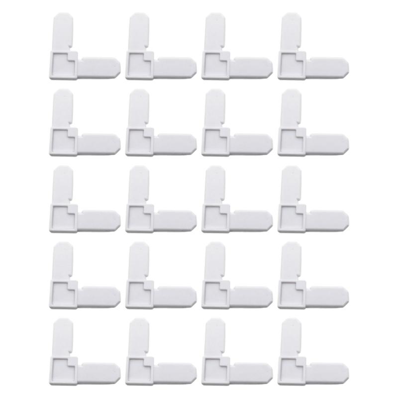 5/16x3/4Inch L Type Window Screen Frame Corner Connector Plastic Screen Corner Brackets For Home Renovation Enduring