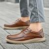 Men's casual shoes Four Seasons new business meeting leather shoes soft sole non-slip classic party fashion Joker leather shoes