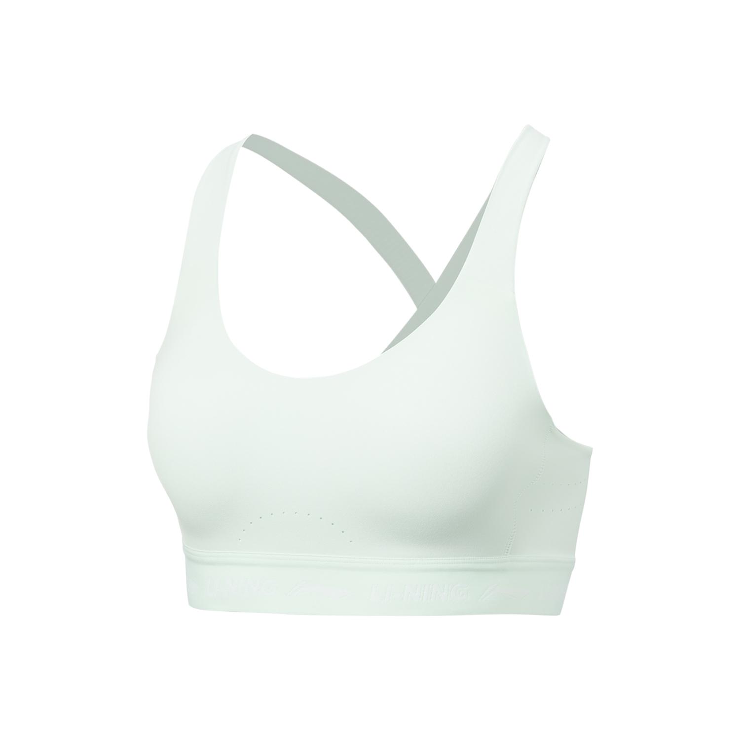 Li-Ning Comfortable Solid Color Minimalist Sports Bra Women underwear AUBW036-1 M