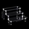 Acrylic Multi-layer Trapezoidal Display Stand for Figures & Jewelry