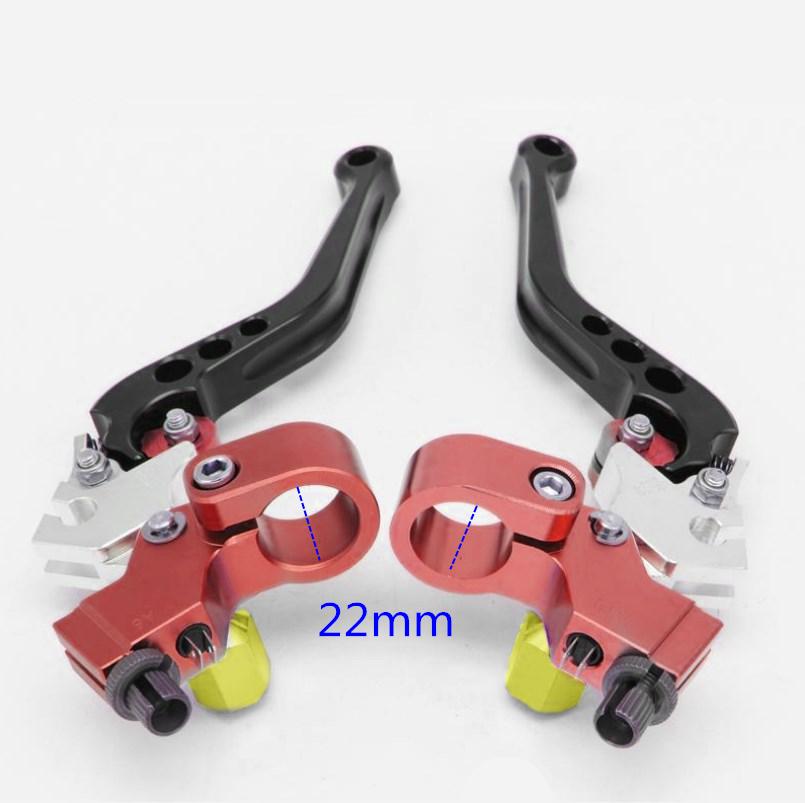 22mm Universal CNC Motorcycle Brake Clutch Levers/drum Brake Left And Right For Honda Yamaha Kawasaki Suzuki One Pair