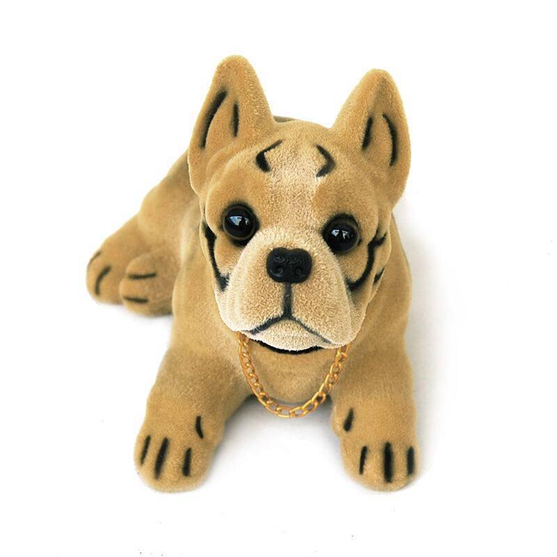 Creative Shaking Head Dog Ornament: Cute Car Dashboard Puppy Simulation