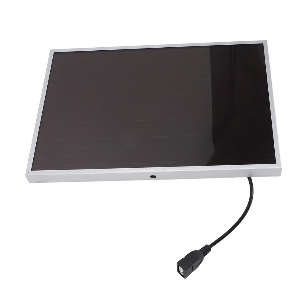 20W 12V Solar Panel Aluminum Frame Amorphous Silicon Panel High Temperature Resistant Fireproof USB