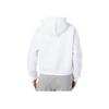 Adidas Solid Three-Stripe Hooded Casual Jacket Women Jackets White HM7049
