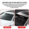 1Pcs Car Front Windshield Stickers Front and Rear Decorative Emblem For Volkswagen Passat Polo Golf Beetle Caddy T5 Up Eos Tiguan