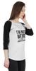 Inkmeso Women Raglan Tshirt Sarcastic Quote   Im Not Weird Im Limited Edition   Graphic