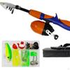 Compact Fishing Pole Set with Reel and Carry Bag - Ideal for Young Fishermen