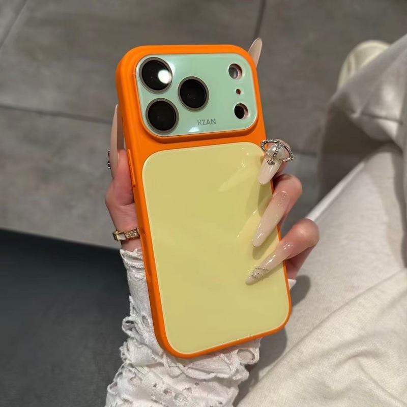 Summer Dopamine Contrasting Color Ice Anti-drop for iPhone17promax Apple 16 Mobile Phone Case 15 New 14