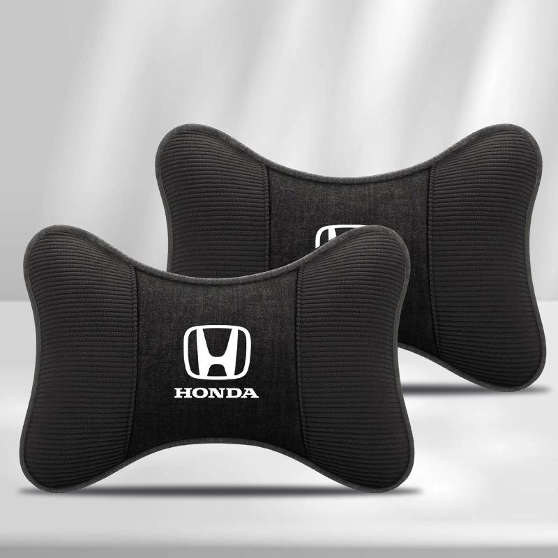 

2PC Car Seat Headrest Memory Cotton Neck Pillow Auto Accessories For Honda Civic Fit Jazz Accord Pilot CRV Odyssey Passport City