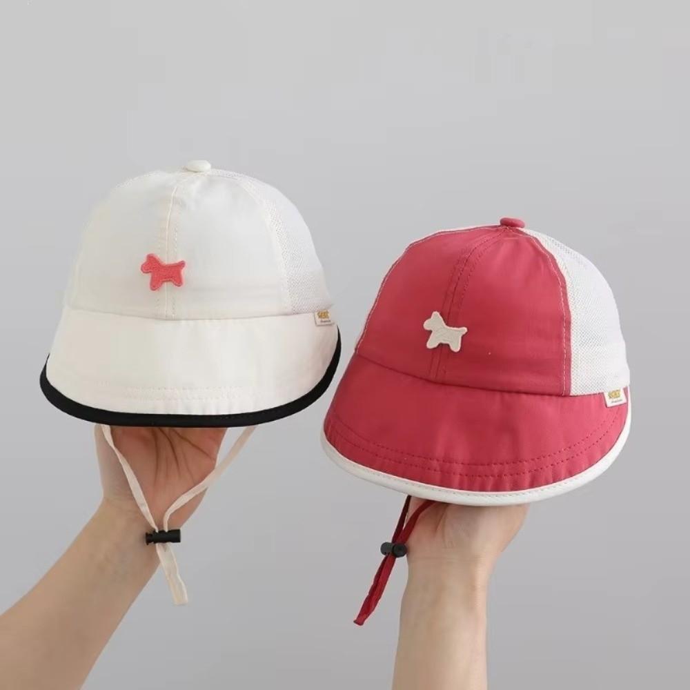 Quick Dry Kids Sun Hat Hollow Mesh Snapback Cap New Baseball Hat 1-3 Years Kids