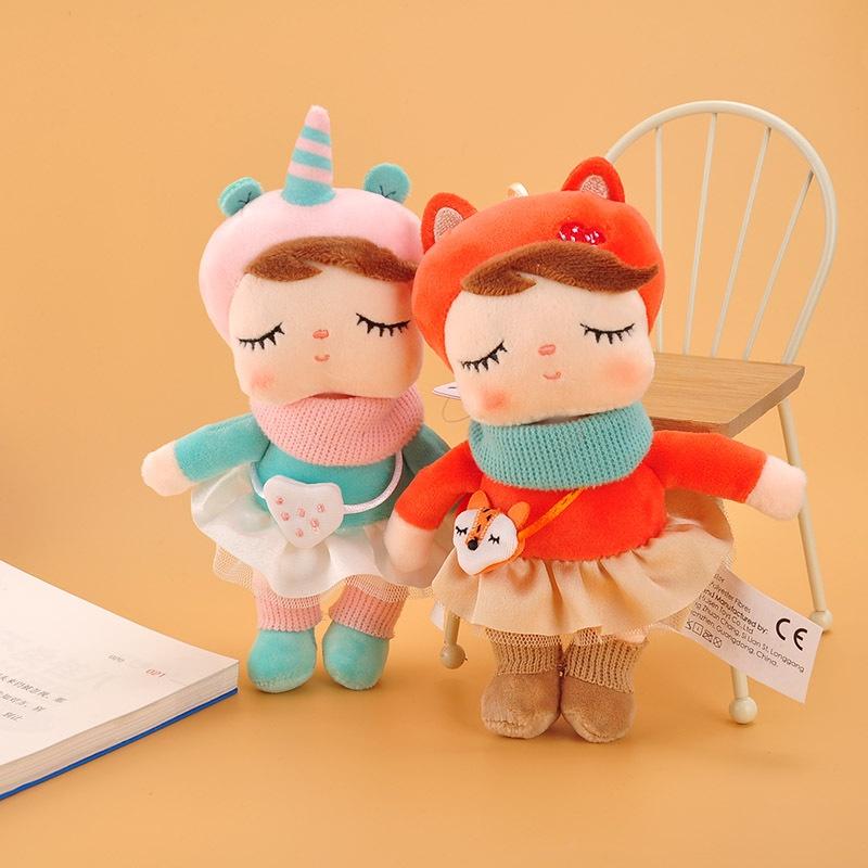 Non-Toxic Metoo Mini Angela In The Forest Animal Plush Doll Charm Cute Soft Stuffed Toys Bag Pendantkids And Baby Holiday Gifts