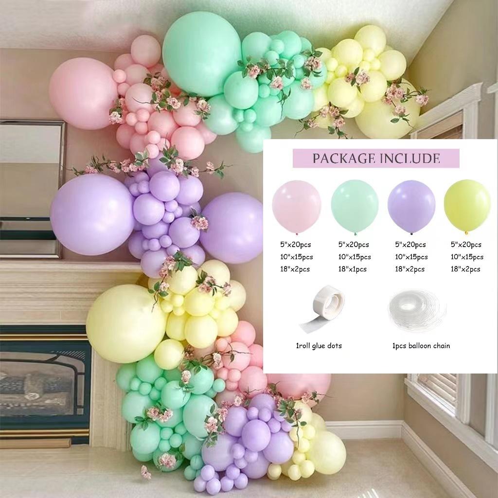 Vintage Balloon Chain Birthday Party Balloon Package Wedding Wedding Arrangement Latex Balloon Chain Set