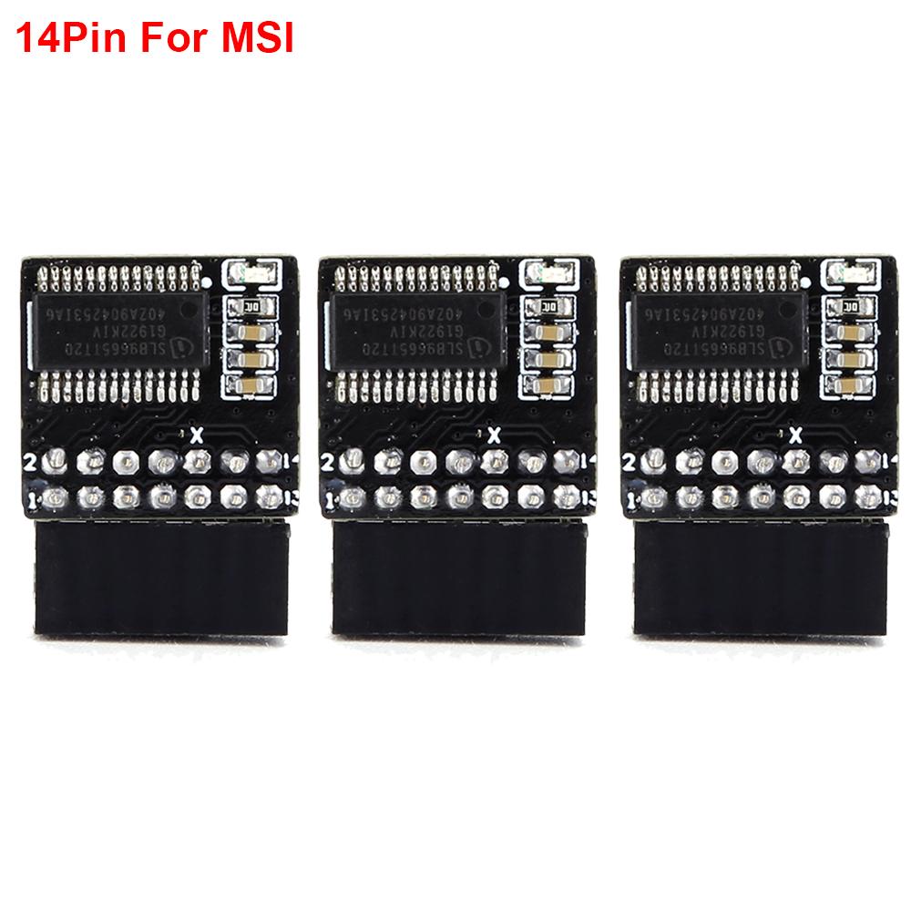10-1PCS TPM 2.0 Encryption Security Module Board 4GB For ASUS ASRock MSI ASRock GIGABYTE LPC 14/18/20 Pin Motherboards Card