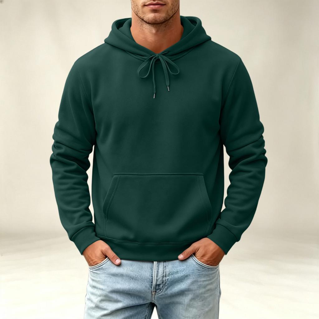 Men's Hoodie Casual Long Sleeve Pullover Sweatshirt for Fall and Winter Everyday Wear